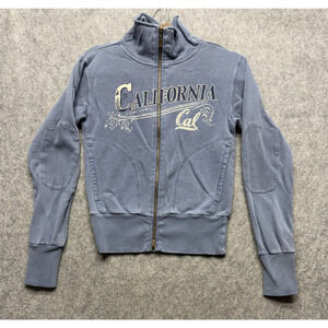California Golden Bears Jacket Womens Small Blue NCAA Jansport Full Zip Y2K